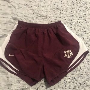 Nike Texas A&M running shorts